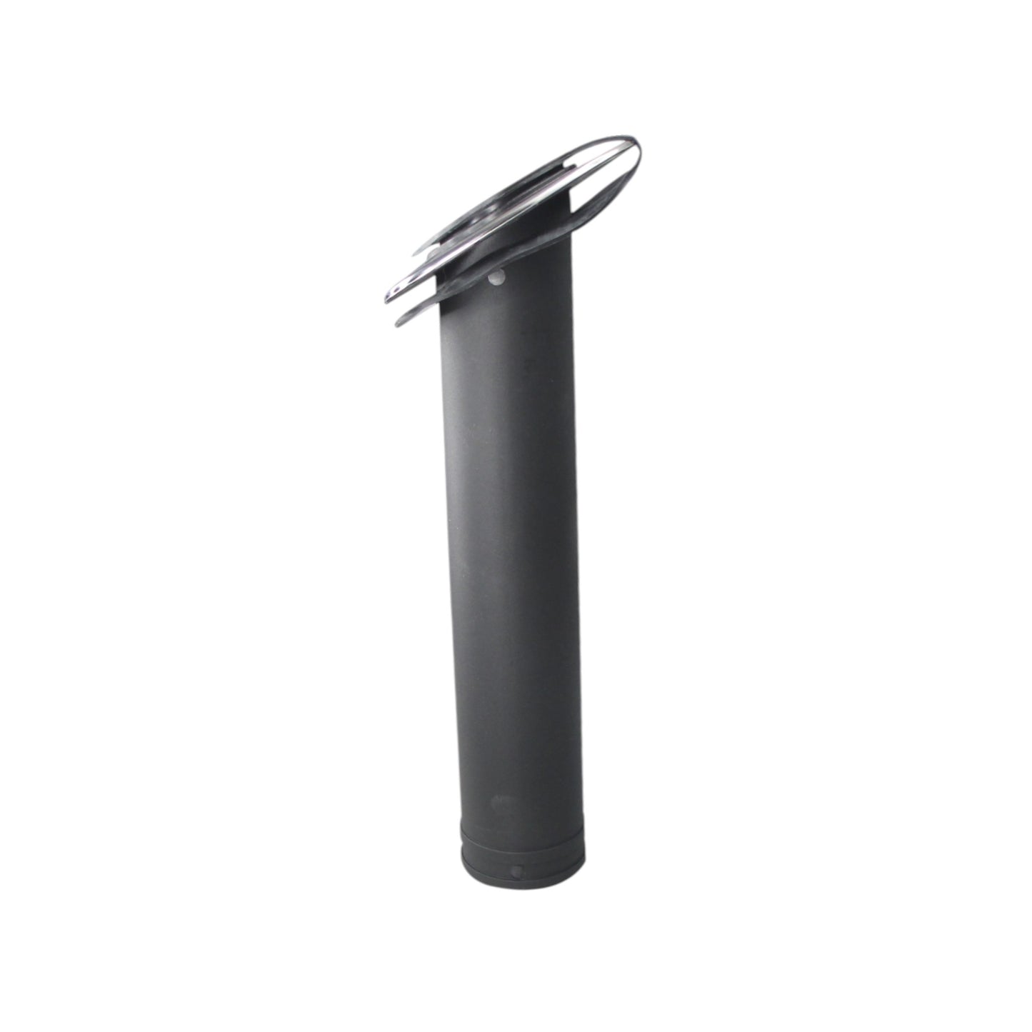 Pactrade Marine Boat Pontoon Kayak 30 Degree Plastic Rod Holder Flush Mount SS 304 Cover with Black Lid