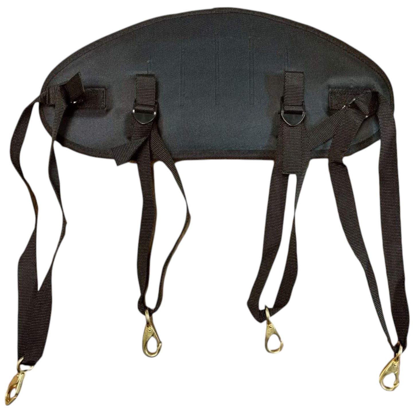 Pactrade Marine Adjustable Straps Black Padded Kayak Back Canoe Backrest Support Comfy Cushion Sit On Top Fishing Brass Clips Canoeing Kayaking Rafting Rest Pad Antiskid (1)
