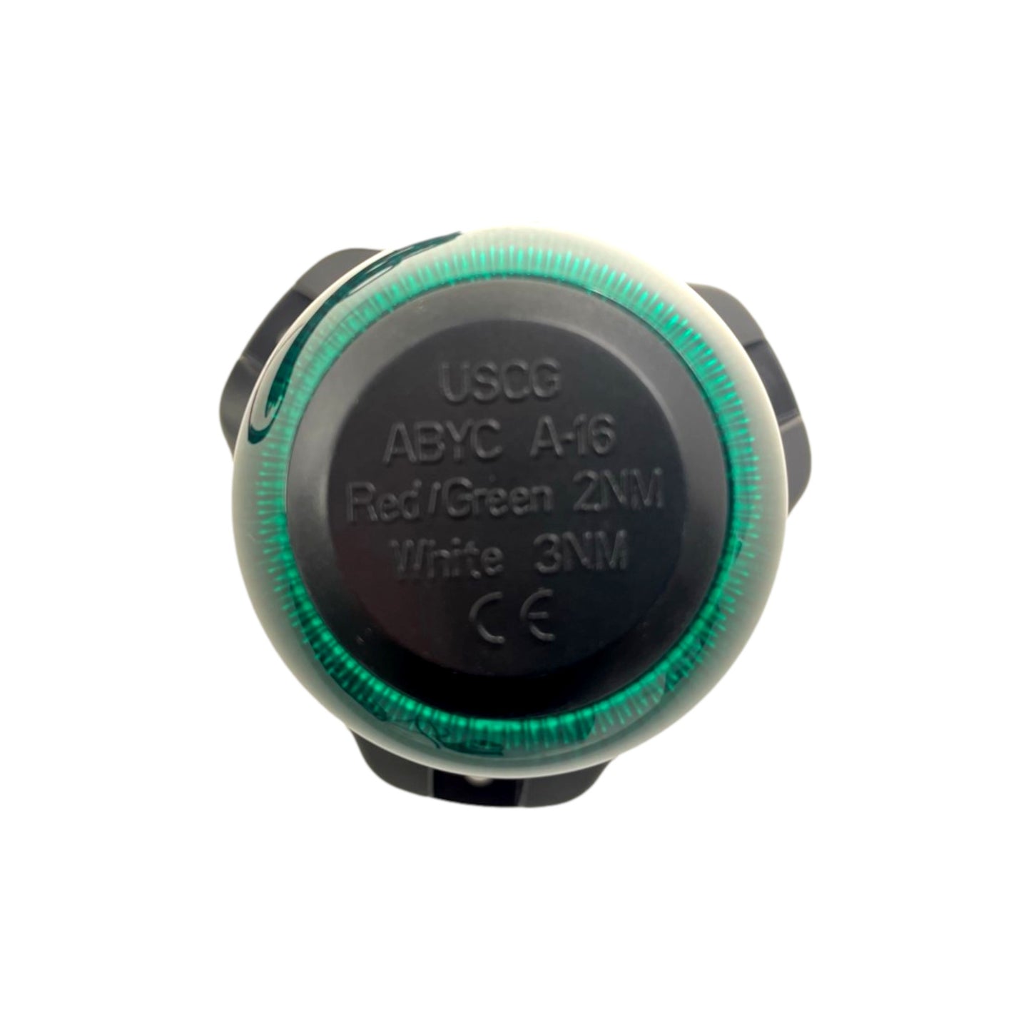 Pactrade Marine Boat LED All Round Navigation Light Clear Lens PA Housing 8-30VDC/3W 2NM IP67 RoHS CE Certified (Green)