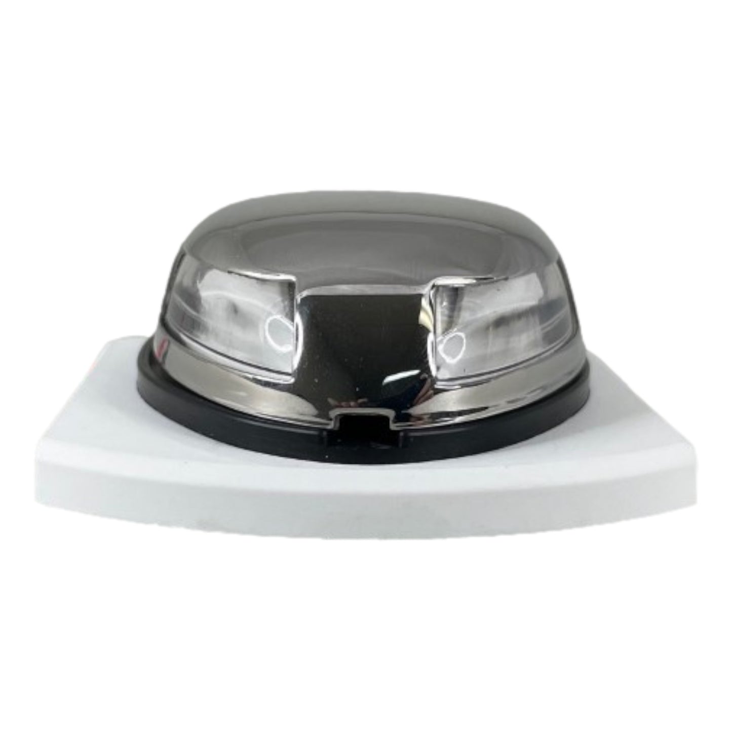 Pactrade Marine Boat Horizontal Mount SS304 Navigation Light 1NM LED Green Starboard Red Port 50LM Light 12m 225 Degrees DC10-30V/2W 2 Types of Mounting Stainless Steel Housing