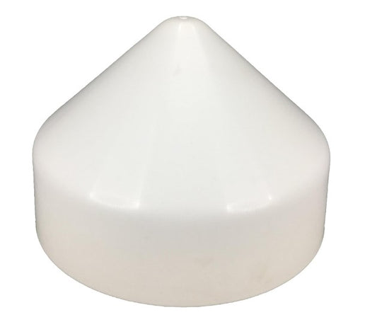 Pactrade Marine Boat Dock Post 7" White Piling Cone Cap Cover Plastic