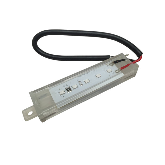 Pactrade Marine 12VDC LED Strip Light PVC 40LM 1W 4"(L) 5 x Blue LEDs 6000K with Hardware