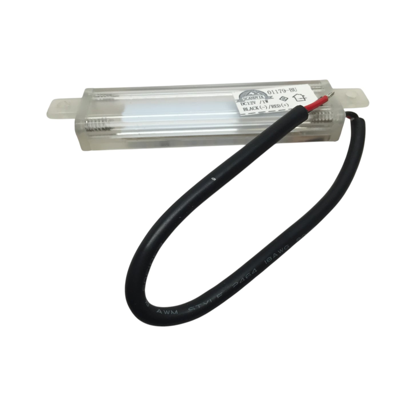 Pactrade Marine 12VDC LED Strip Light PVC 40LM 1W 4"(L) 5 x Blue LEDs 6000K with Hardware