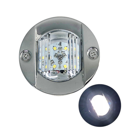Pactrade Marine Boat Transom LED Stern Light Stainless Steel Splashproof Flush Mount