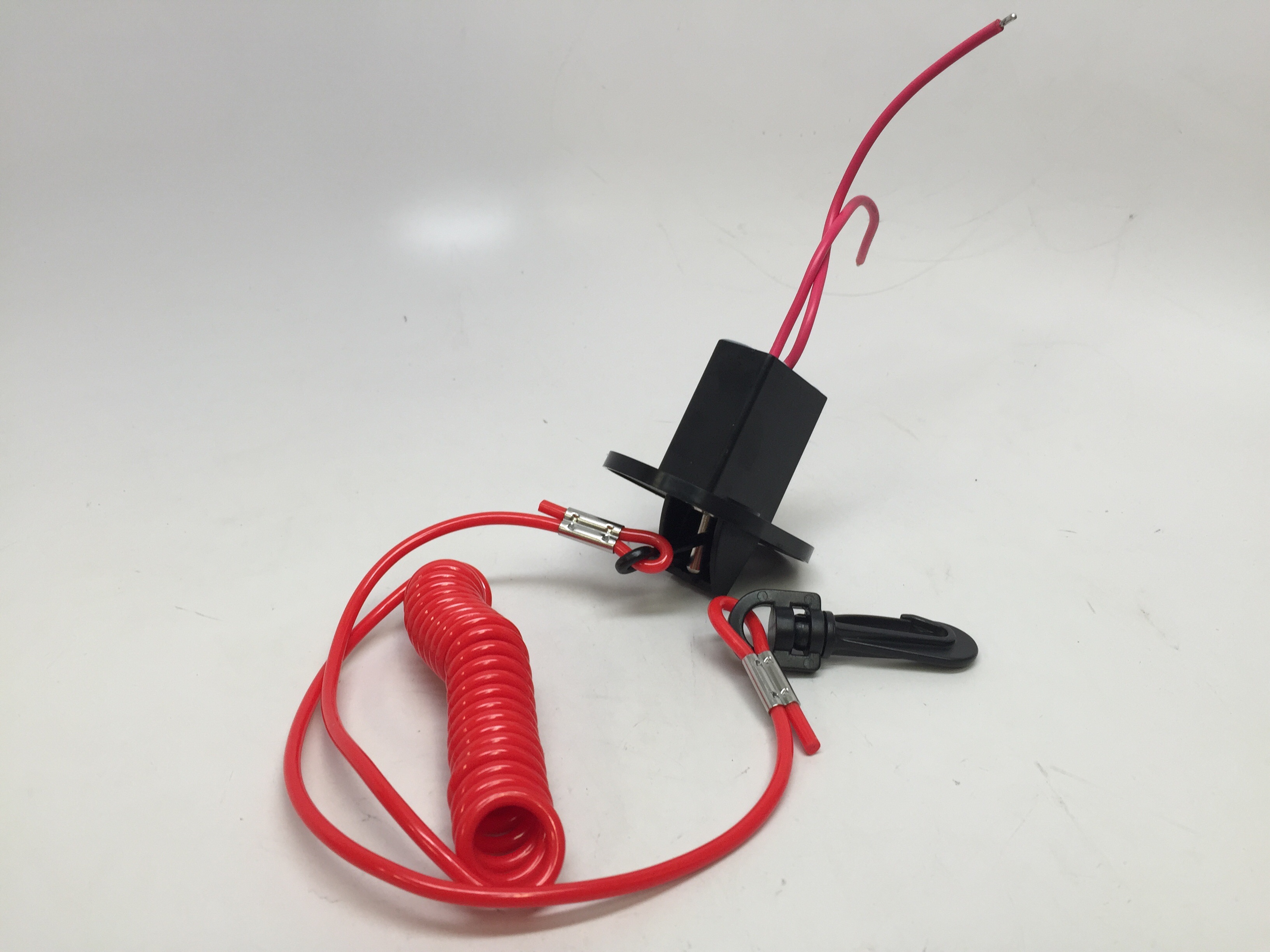 MARINE BOAT RED KILL SWITCH EMERGENCY CUT OFF LANYARD CLIP RATING 12VDC  10AMP Marine and RV Lighting & Accessories - Pactrade MarineTAGLINE