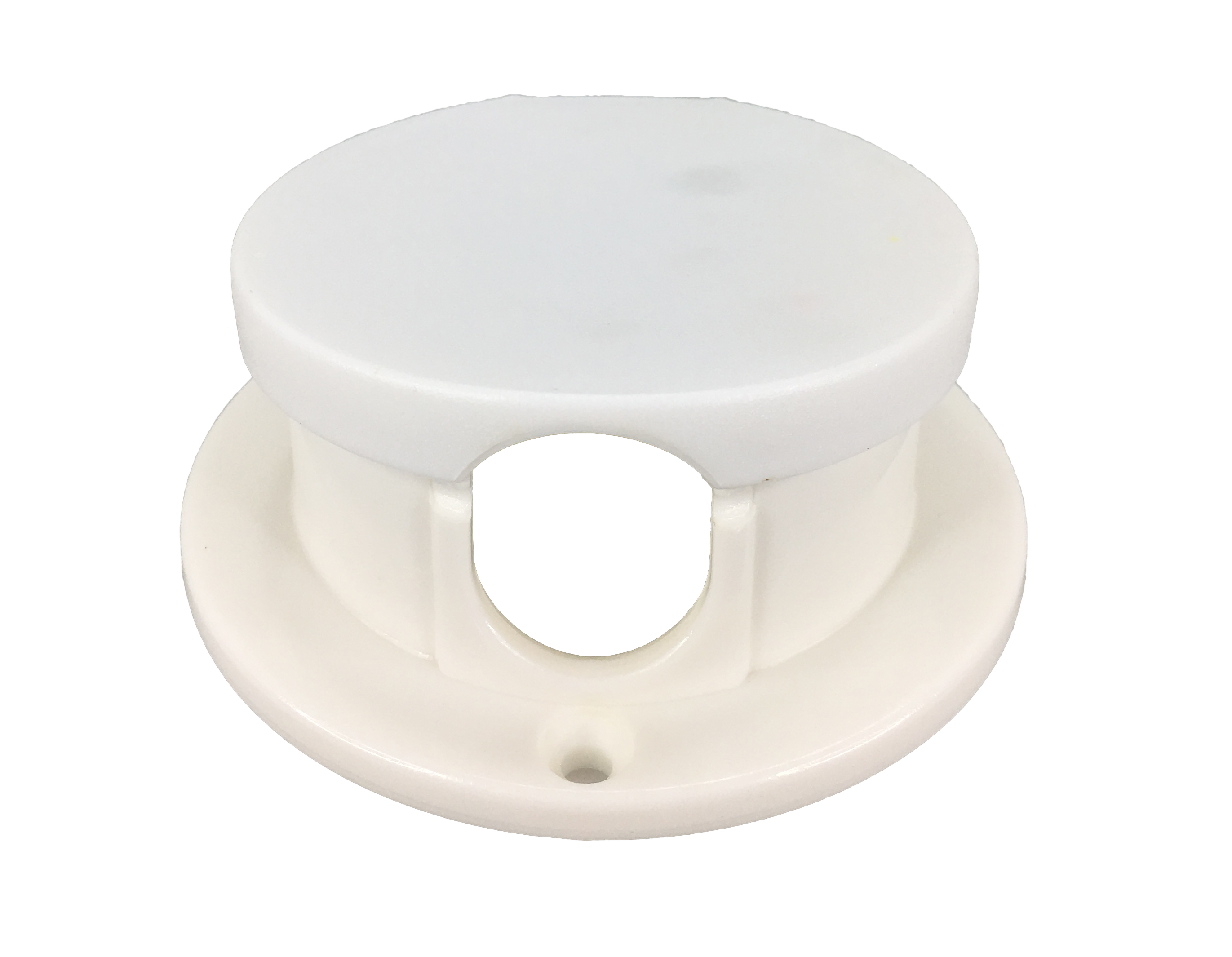 Pactrade Marine Boat White Plastic Anchor Hinge Lid Rope Deck Pipe