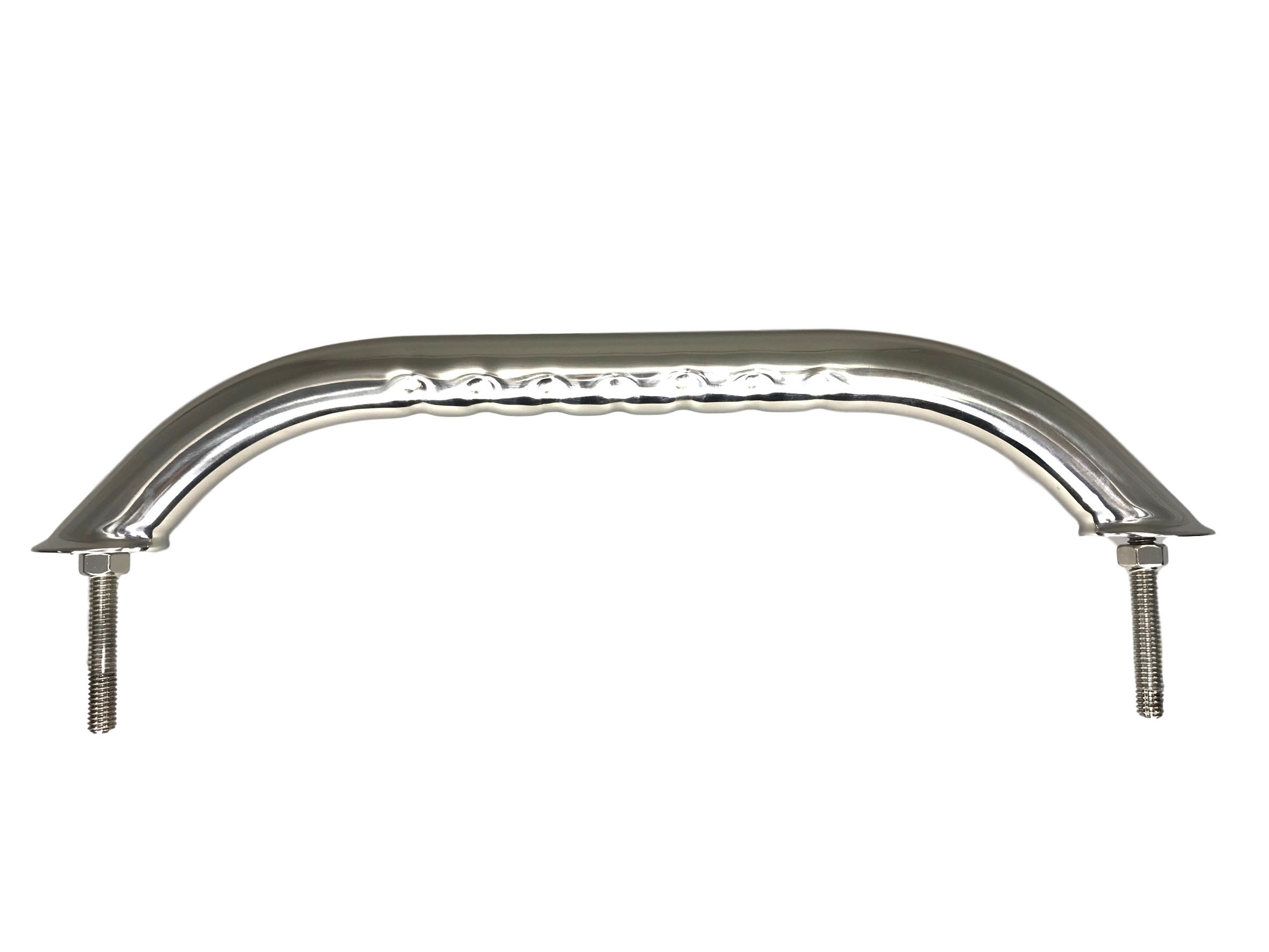 BOAT MARINE STAINLESS STEEL HANDRAIL 18 INCHES WITH WAVE CURVE HIGH QUALITY 