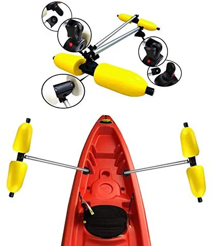 Pactrade Marine Boat Kayak Canoe Yellow PVC Outrigger Arms