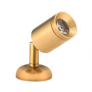 Pactrade Marine Boat LED Swivel Reading Light Energy Efficient Brass Lacquered