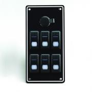6 Gang Splashproof Switch Panel