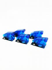 5pcs Blue Safety Switch Flip Cap Cover Auto Boat Toggle Switch