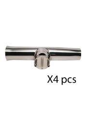 X4 Stainless Steel 304 Tournament Style Clamp Fishing Rod Holder